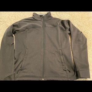 North Face black zip up